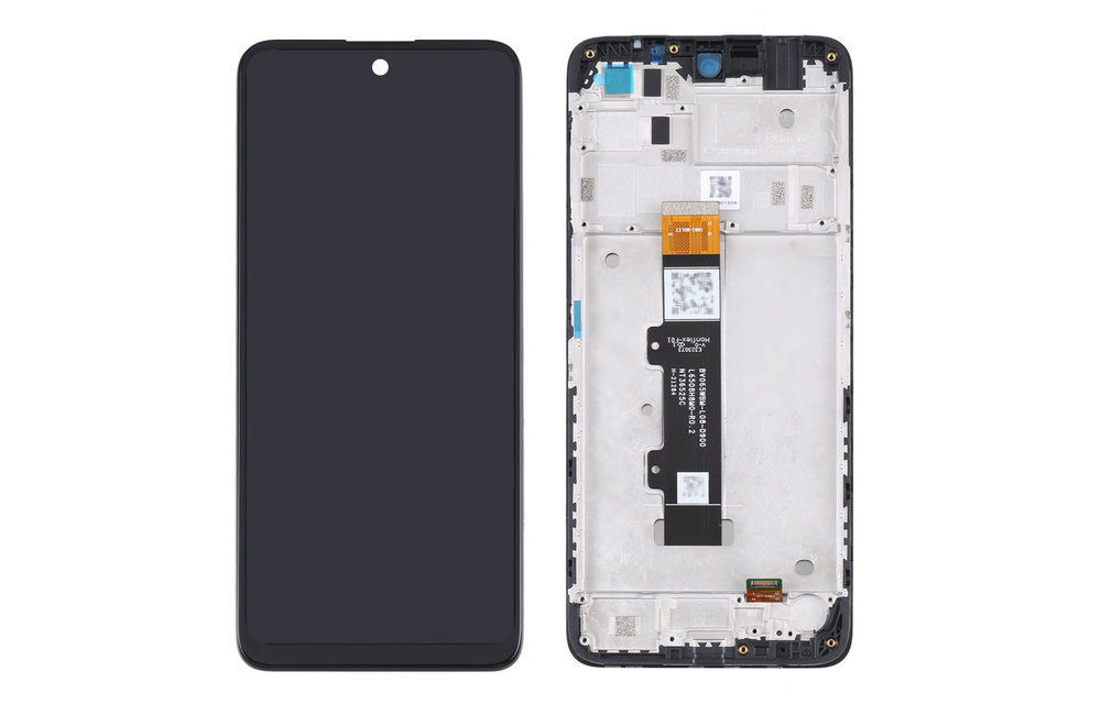 LCD scherm met frame - Zwart voor Motorola Moto G22 XT2231 (2022)