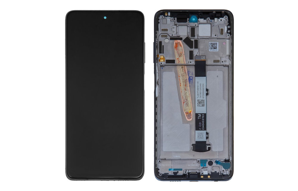 LCD scherm met frame - Zwart voor Xiaomi Redmi Poco X3/X3 Pro