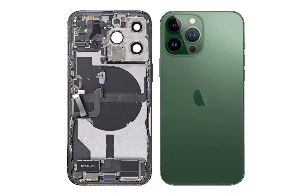 Behuizing volledig gemonteerd - EU (A grade) - Groen voor iPhone 13 Pro