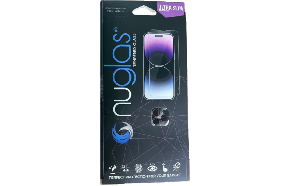 NuGlas: combi pack (camera + display) glazen screenprotector voor iPhone 11