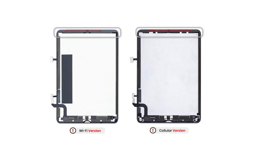 Original new: LCD scherm (WiFi versie) - Zwart voor iPad Air 5