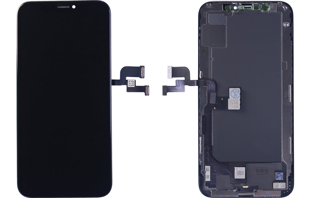 Compatible: G+ Hard OLED scherm - Zwart voor iPhone XS