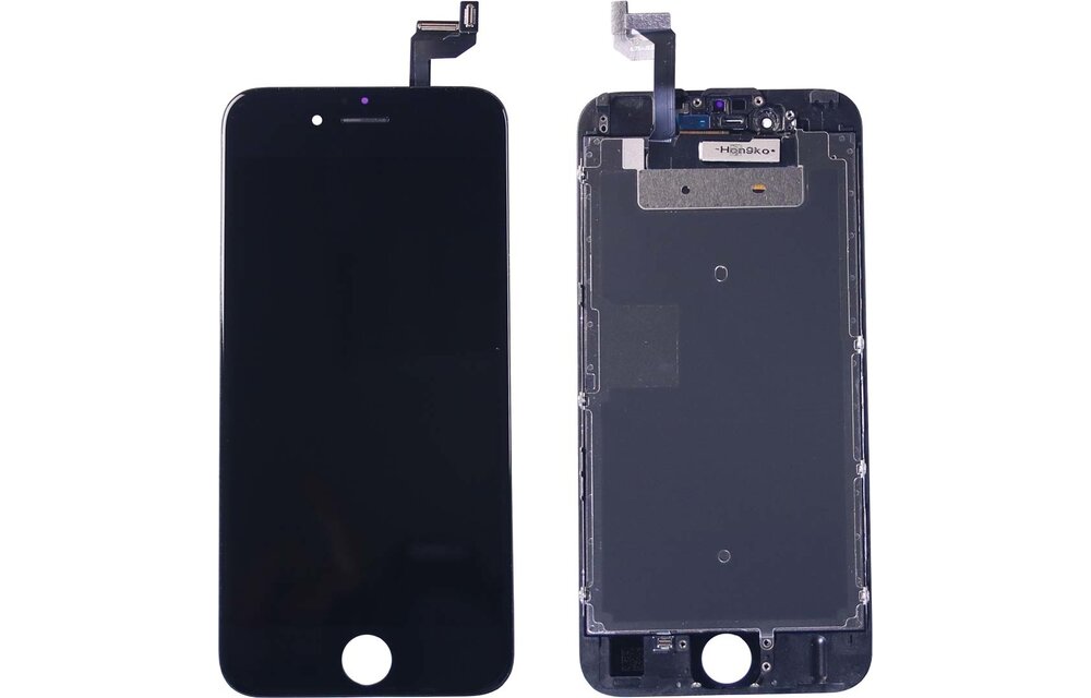 Compatible: LCD scherm - Zwart voor iPhone 6S