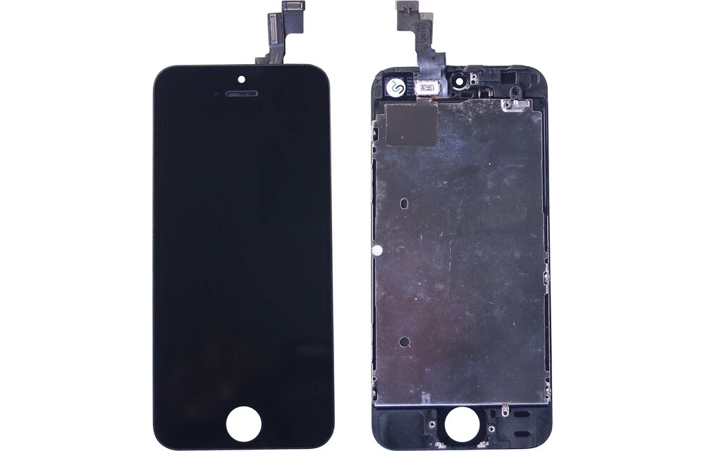 REFURBISHED: LCD scherm - Zwart voor iPhone 5S/SE