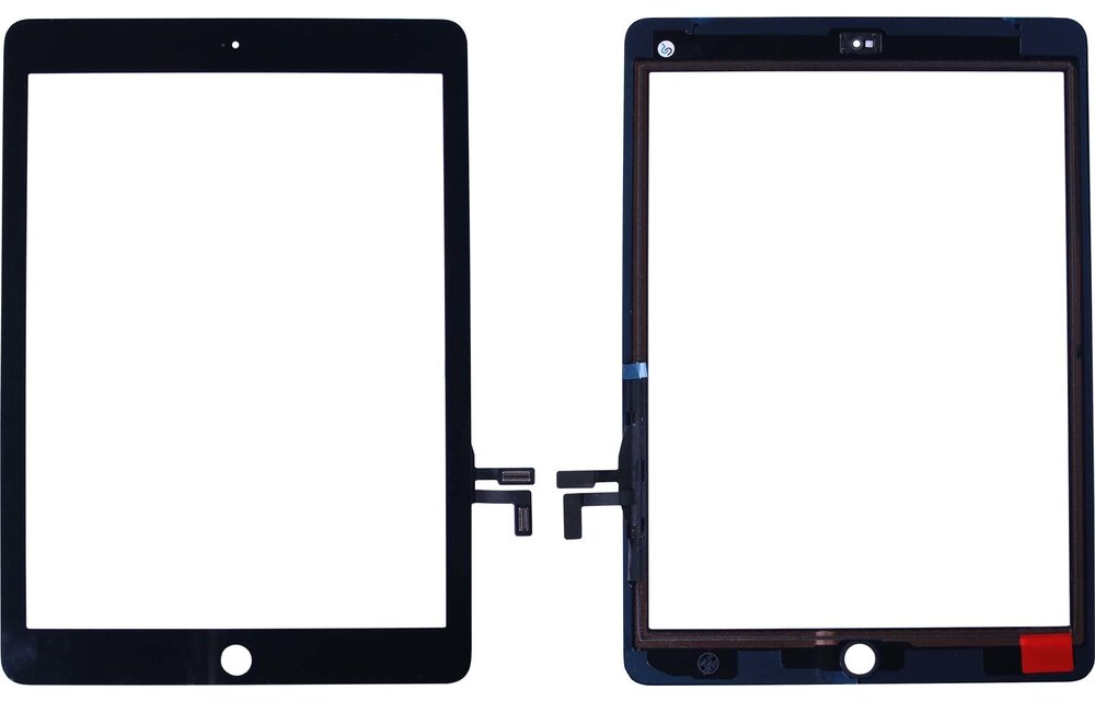Compatible: Touch scherm - Zwart voor iPad 2017