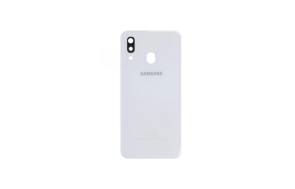 Achterkant (Service pack) - Wit voor Samsung Galaxy A40 SM-A405 / GH82-19406B