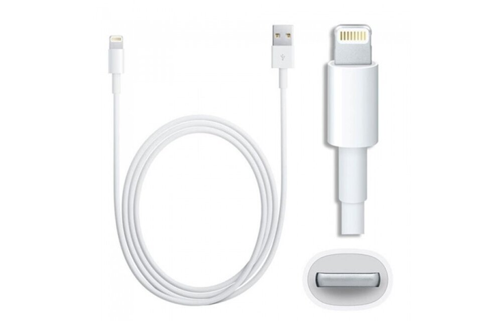 Lightning USB kabel - 1 meter - (rond) (premium) voor Apple