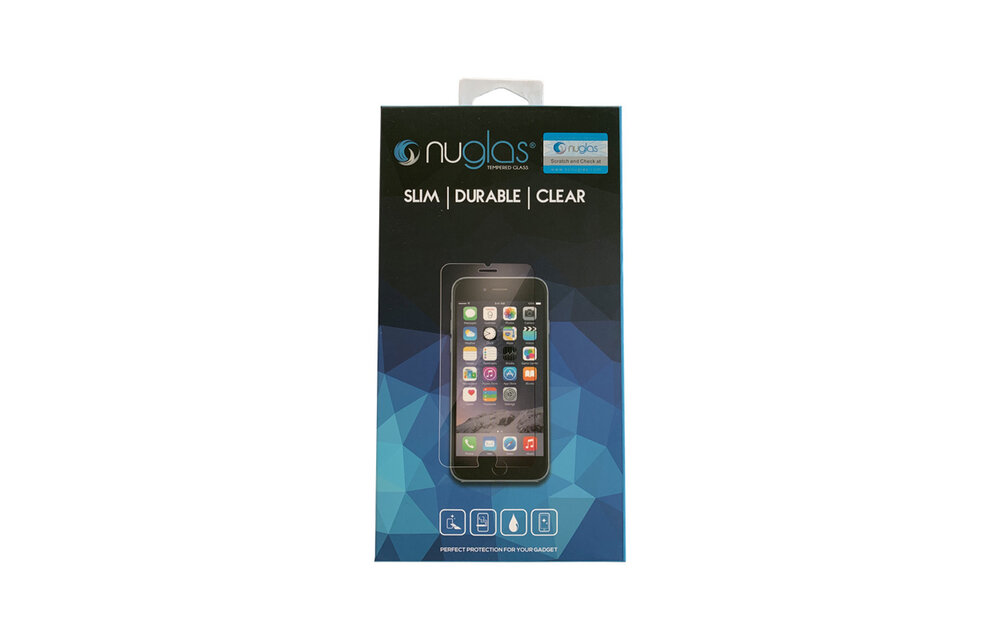 NuGlas: glazen screenprotector (2.5D - single pack) voor iPhone 6/6S/7/8