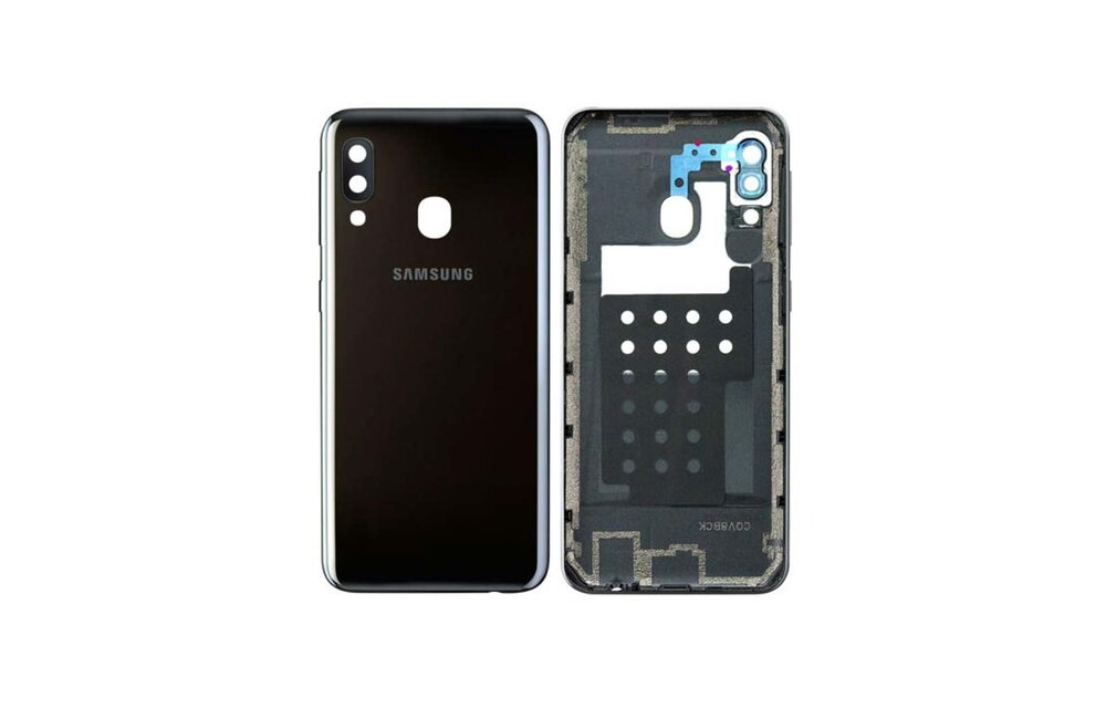 Behuizing - Zwart voor Samsung Galaxy A20e