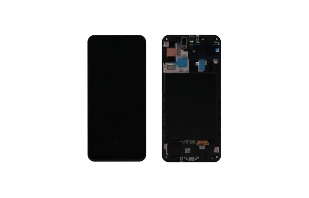 COMPATIBLE: OLED scherm - Zwart voor Samsung Galaxy A50