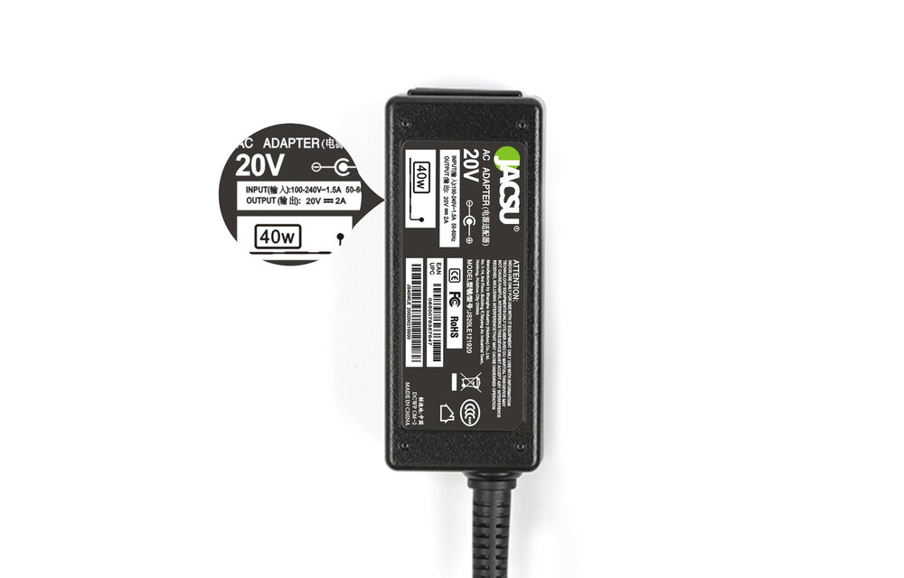 JACSU laptop adapter 20V 3.25A (type C) voor Lenovo