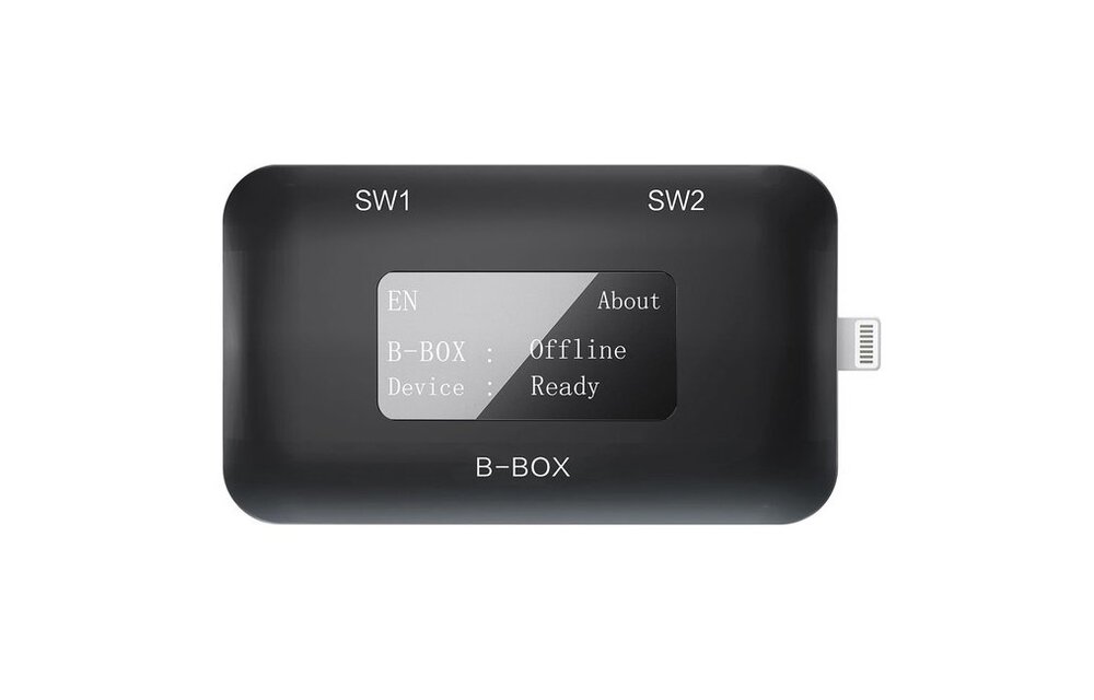 JC B-BOX Pro one key purple mode voor iPhone en iPad met A7-A11 chip