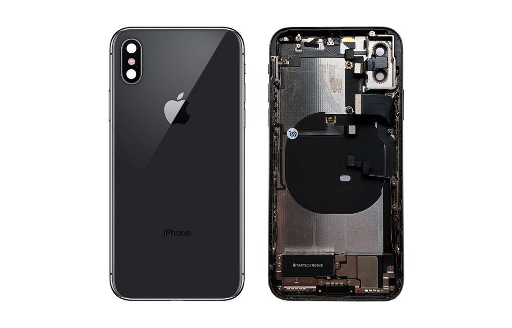 Behuizing volledig gemonteerd - EU (A grade) - Zwart voor iPhone X