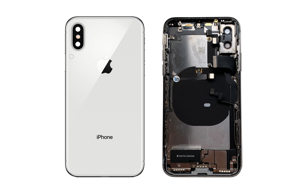 Behuizing volledig gemonteerd - EU (A grade) - Wit voor iPhone X
