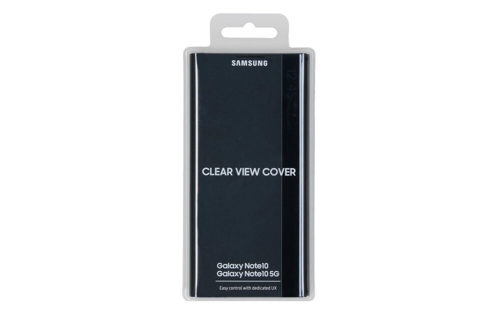 LED Clear View hoesje - Zwart voor Samsung Galaxy Note 10