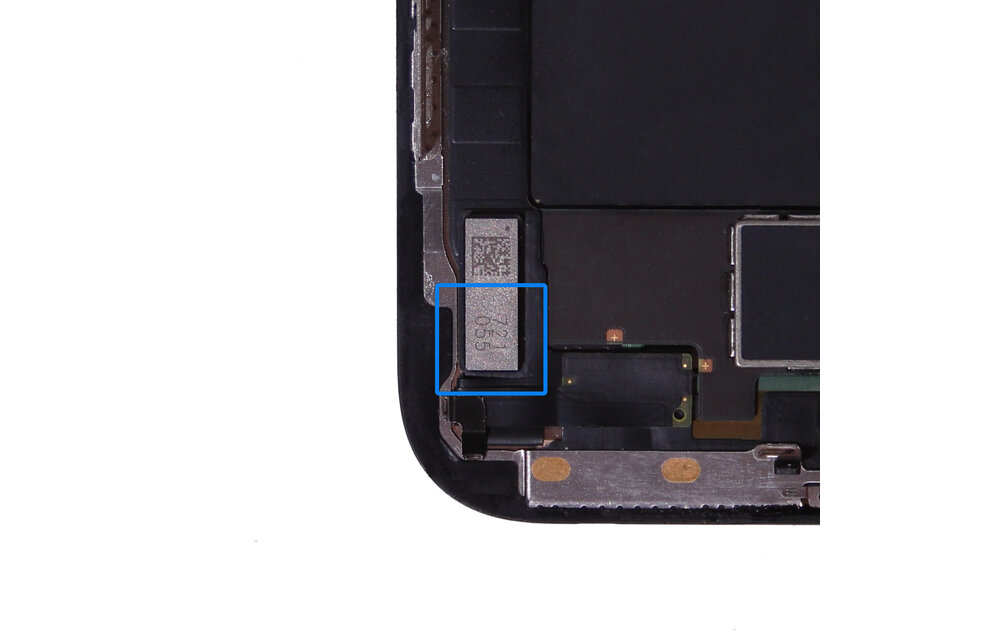 PULLED: OLED scherm - Zwart - 6 delige code voor iPhone XS Max