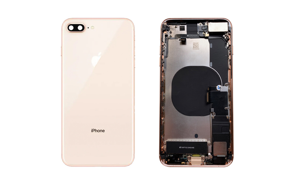 Behuizing volledig gemonteerd - EU (A grade) - Goud voor iPhone 8 Plus
