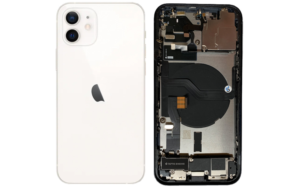 Behuizing volledig gemonteerd - EU (A grade) - Wit voor iPhone 12