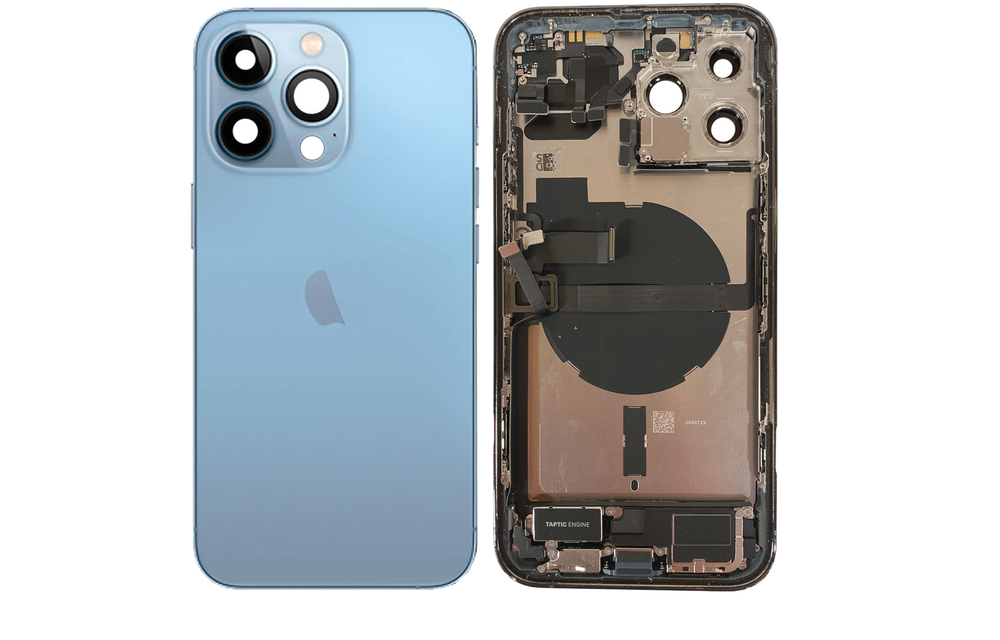 Behuizing volledig gemonteerd - EU (A grade) - Blauw voor iPhone 13 Pro Max