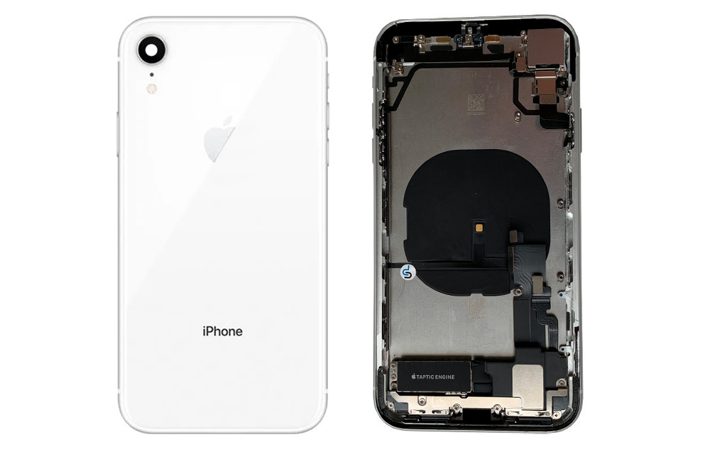 Behuizing volledig gemonteerd - EU (A grade) - Wit voor iPhone XR