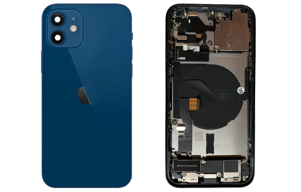 Behuizing volledig gemonteerd - EU (A grade) - Blauw voor iPhone 12