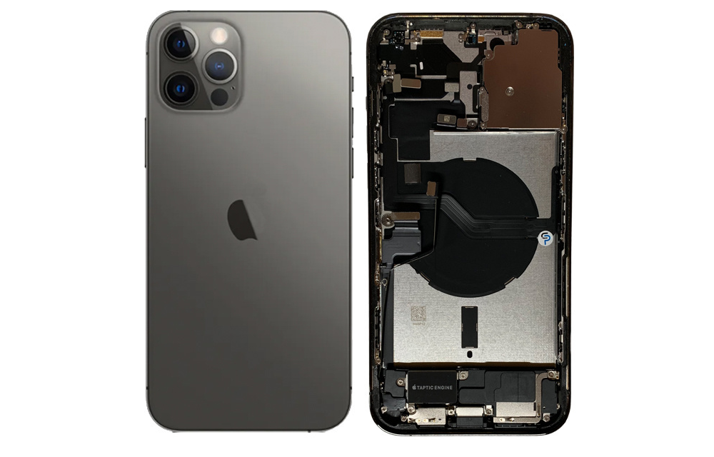 Behuizing volledig gemonteerd - EU (A grade) - Zwart voor iPhone 12 Pro Max