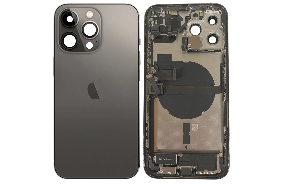 Behuizing volledig gemonteerd - EU (A grade) - Zwart voor iPhone 13 Pro Max