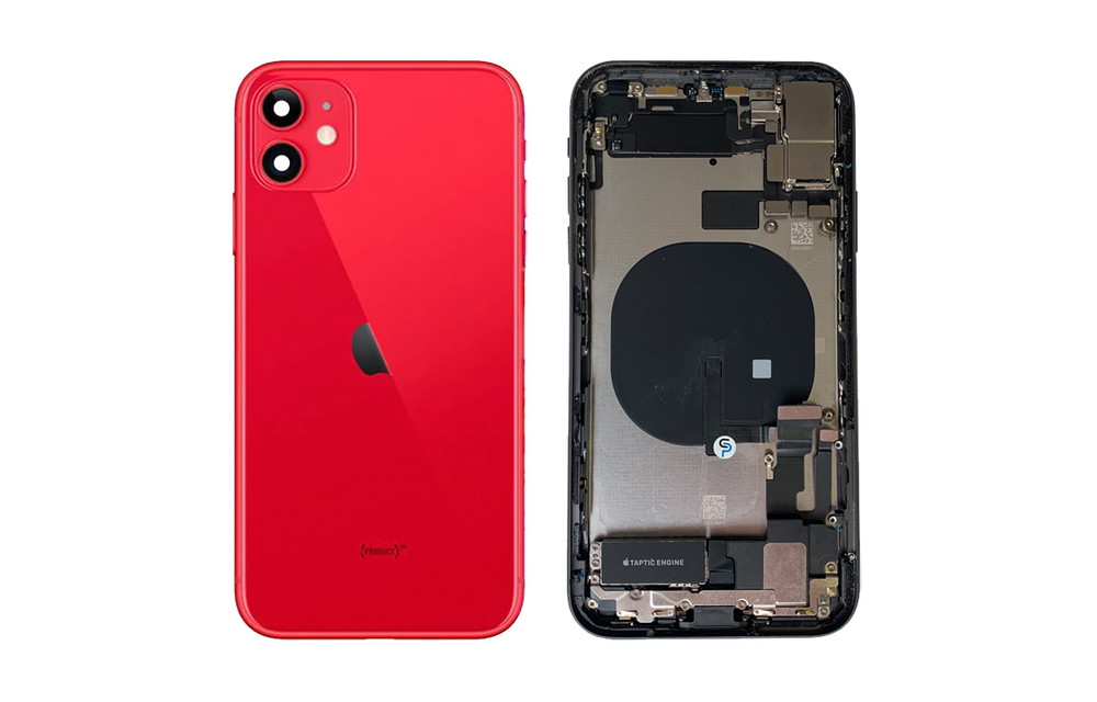 Behuizing volledig gemonteerd - EU (A grade) - Rood voor iPhone 11