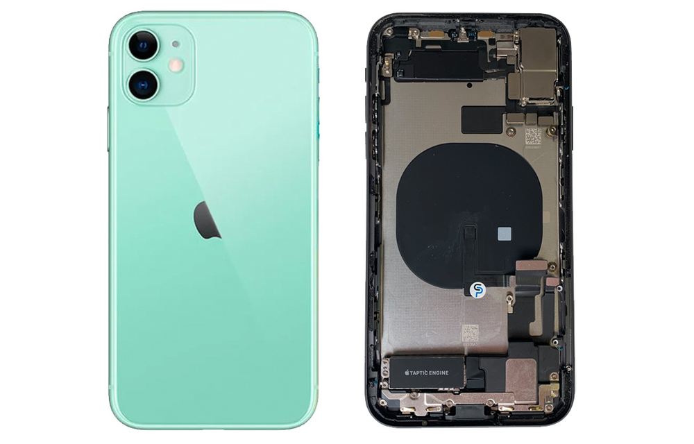 Behuizing volledig gemonteerd - EU (A grade) - Groen voor iPhone 11