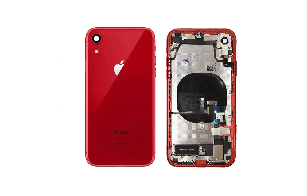 Behuizing volledig gemonteerd - EU (A grade) - Rood voor iPhone XR