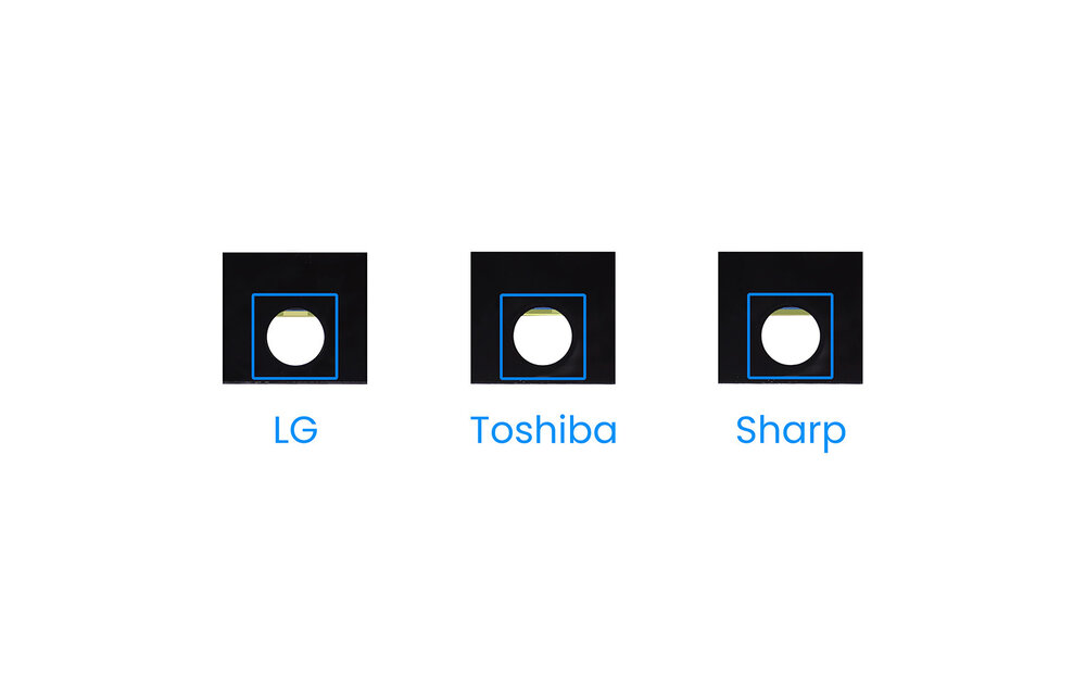 PULLED: LCD scherm (LG DTP/C3F) - Zwart voor iPhone 8 Plus