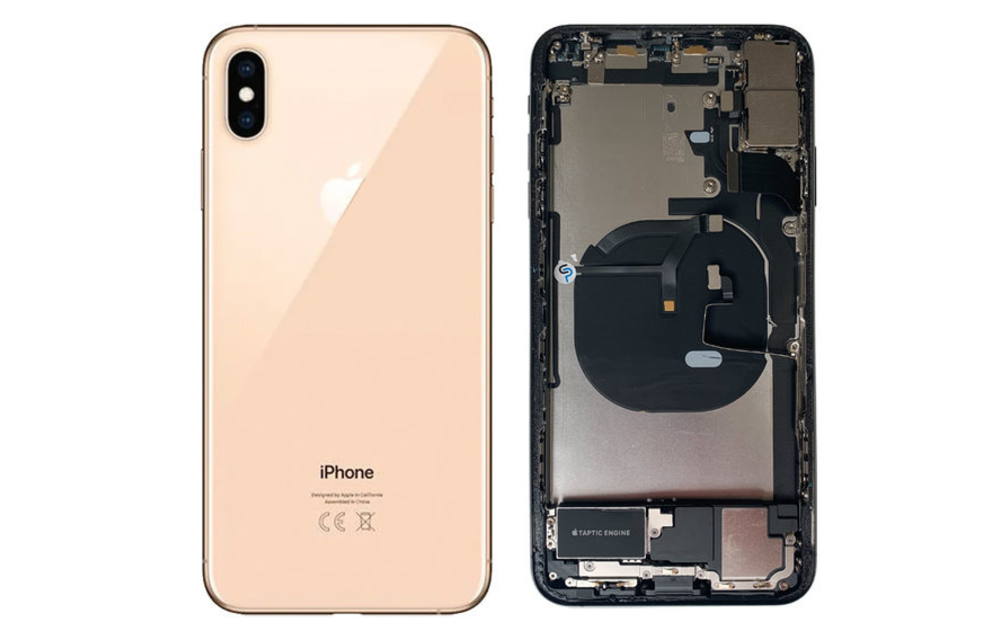 Behuizing volledig gemonteerd - EU (A grade) - Goud voor iPhone XS Max