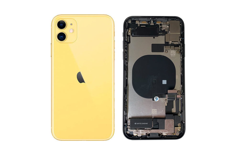Behuizing volledig gemonteerd - EU (A grade) - Geel voor iPhone 11