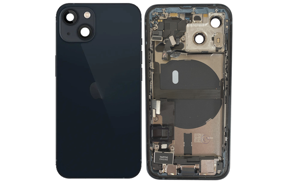 Behuizing volledig gemonteerd - US (A grade) - Zwart voor iPhone 13 Mini