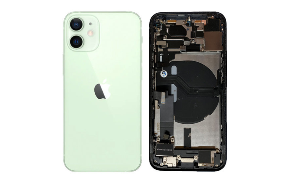 Behuizing volledig gemonteerd - US (A grade) - Groen voor iPhone 12 Mini