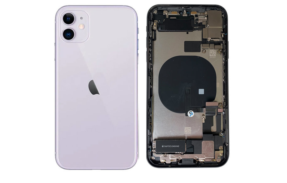 Behuizing volledig gemonteerd - US (A grade) - Paars voor iPhone 11
