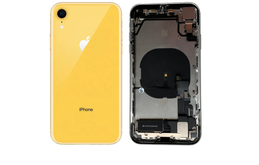 Behuizing volledig gemonteerd - US (A grade) - Geel voor iPhone XR
