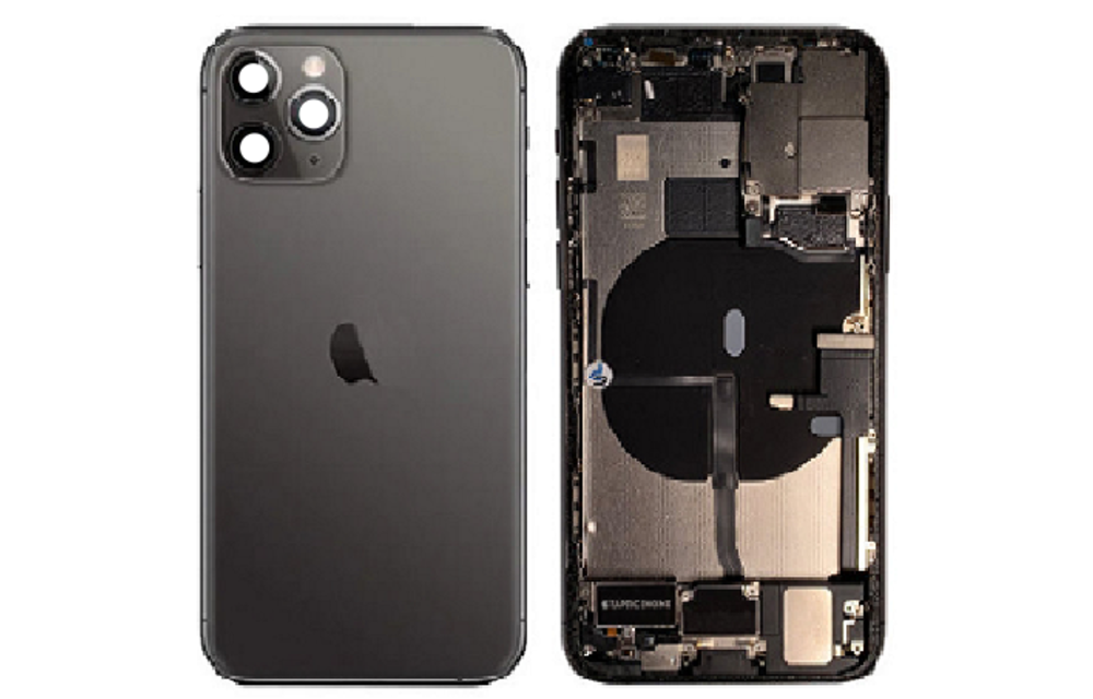Behuizing volledig gemonteerd - US (A grade) - Zwart voor iPhone 11 Pro