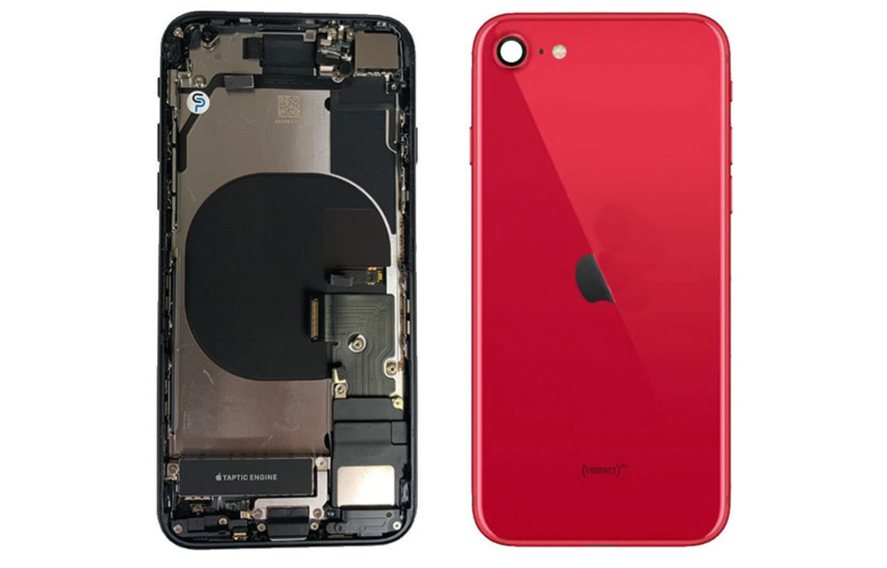 Behuizing volledig gemonteerd - US (A grade) - Rood voor iPhone SE 2020