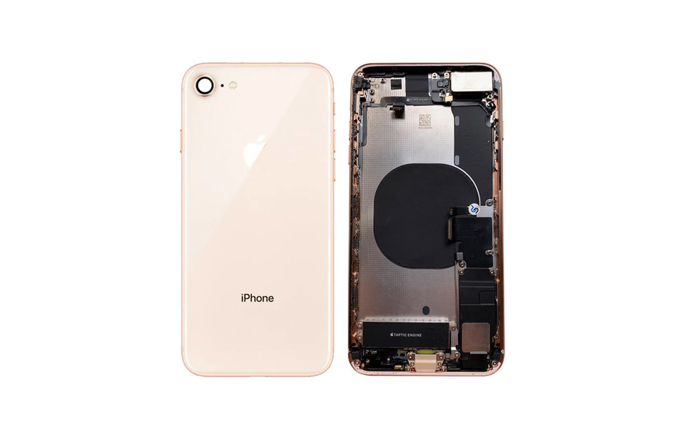 Behuizing volledig gemonteerd - US (A grade) - Goud voor iPhone 8