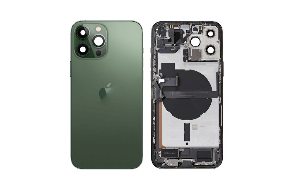 Behuizing volledig gemonteerd - EU (A grade) - Groen voor iPhone 13 Pro Max