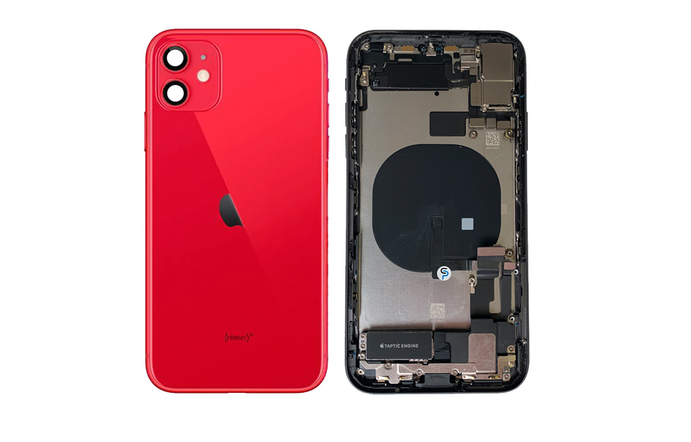 Behuizing volledig gemonteerd - US (A grade) - Rood voor iPhone 11