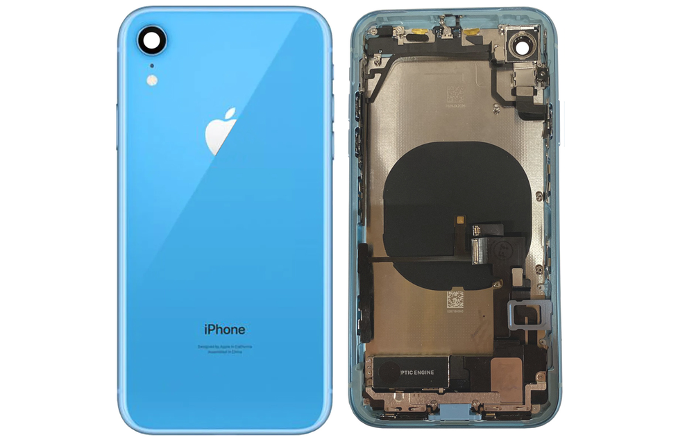 Behuizing volledig gemonteerd - US (A grade) - Blauw voor iPhone XR