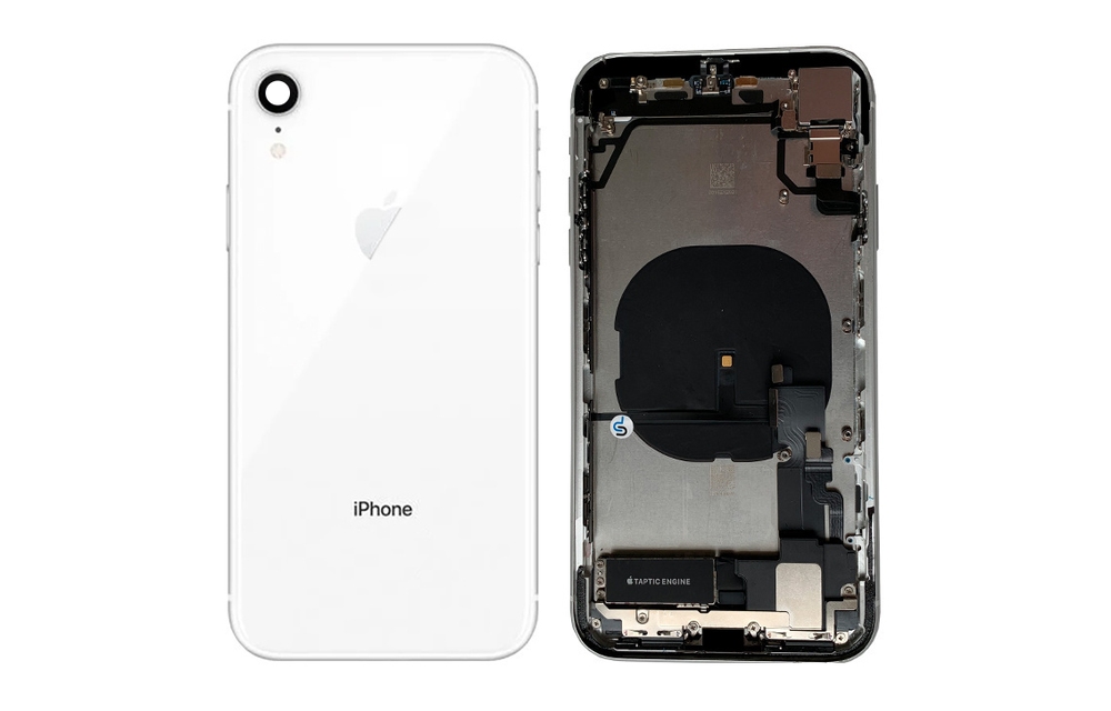 Behuizing volledig gemonteerd - US (A grade) - Wit voor iPhone XR