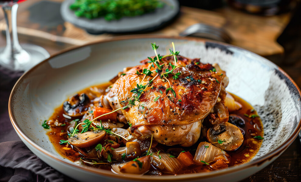 Coq au Vin – ein französischer Klassiker