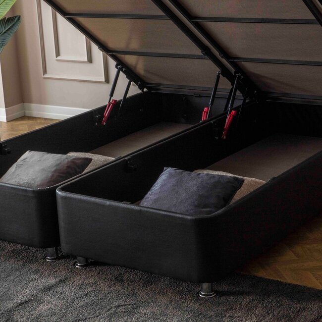 Paris Opberg - Kunstleer Zwart