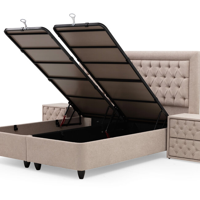 Boxspring met Opbergruimte - Oxybedd