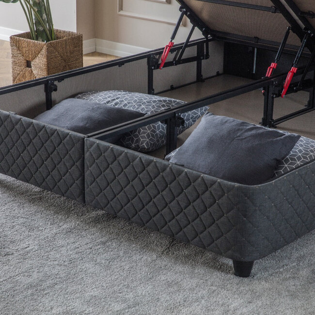 Boxspring met Opbergruimte - Monaco