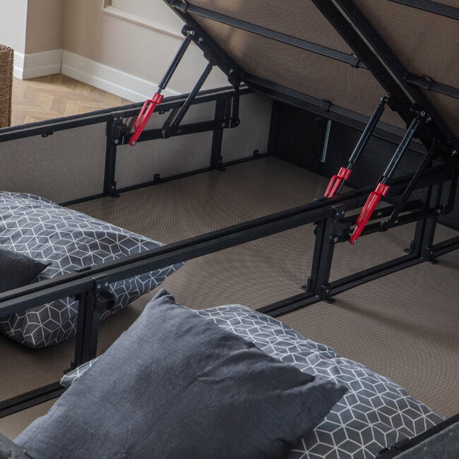 Boxspring met Opbergruimte - Monaco