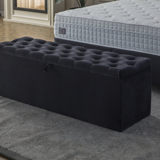Boxspring met Opbergruimte - Ashley Velvet